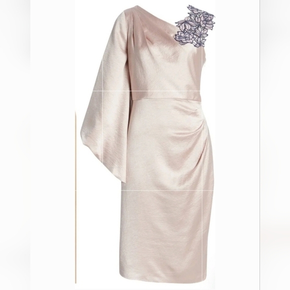 JS Collections Ashlyn Embroidered Cocktail Dress - Picture 7 of 17